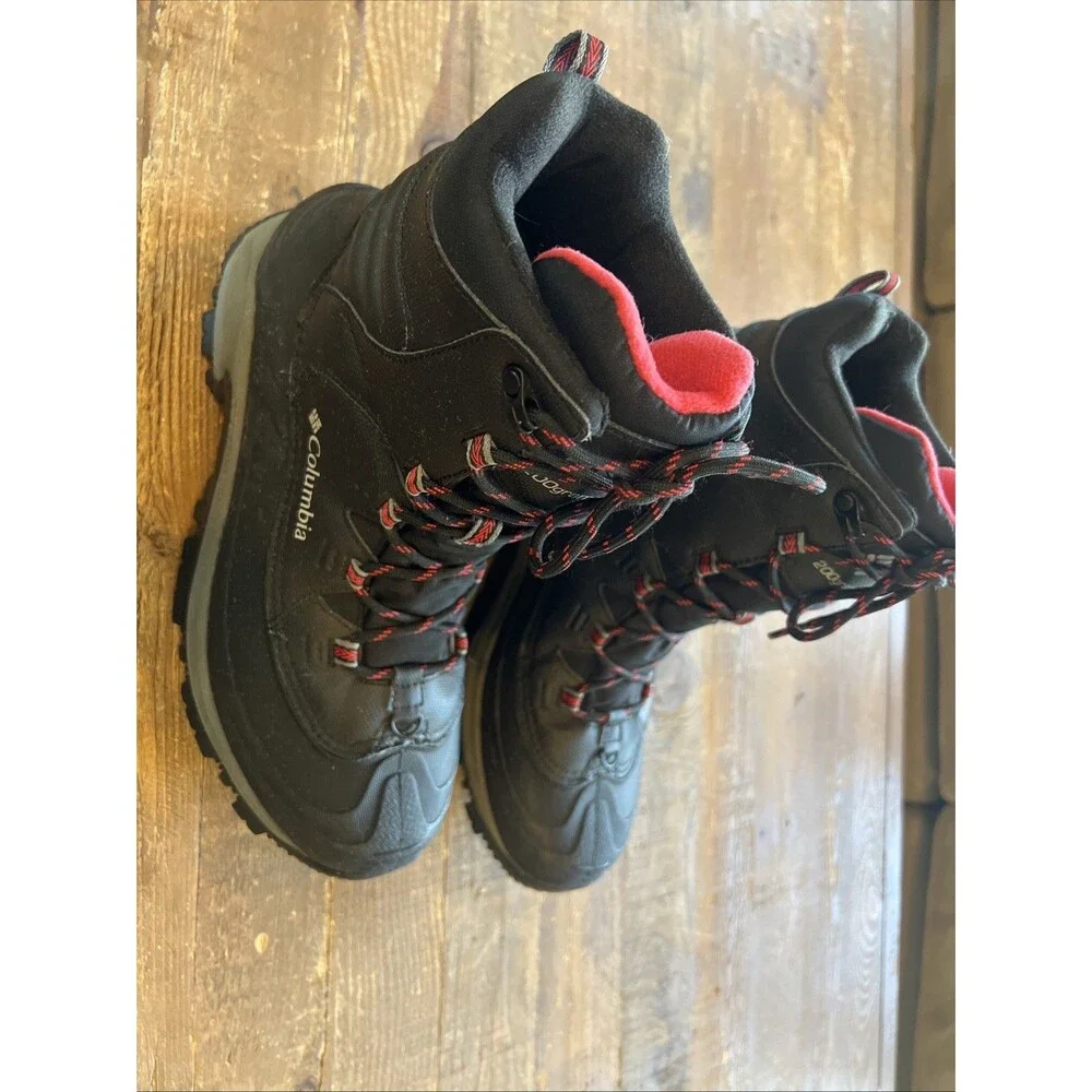 Columbia Bugaboot III Insulated 200g Waterproof Winter Boots Mens Sz 10 Black